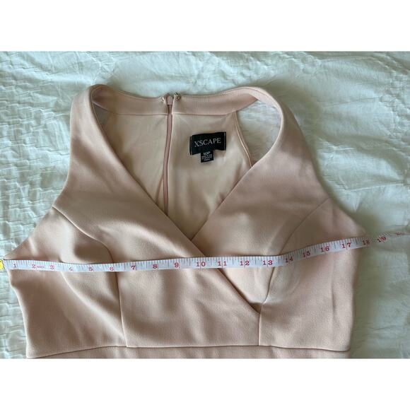 XSCAPE Illusion Stripe Mermaid Gown - Picture 15 of 16